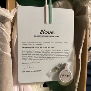 Clove sneakers. Never taken out of box. Brand new. Size 6